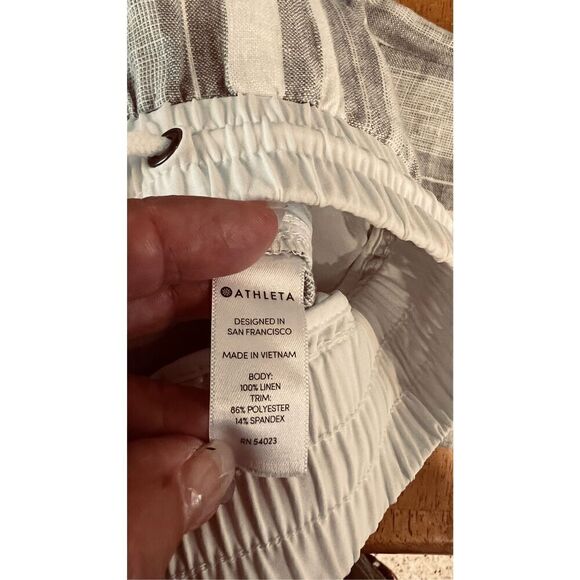 Athleta Linen Bali Pants Womens Size 2 - Picture 10 of 10